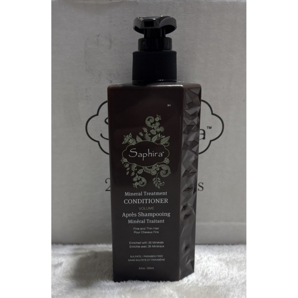 Saphira MINERAL TREATMENT CONDITIONER Fine And Thin Hair 8.5 oz